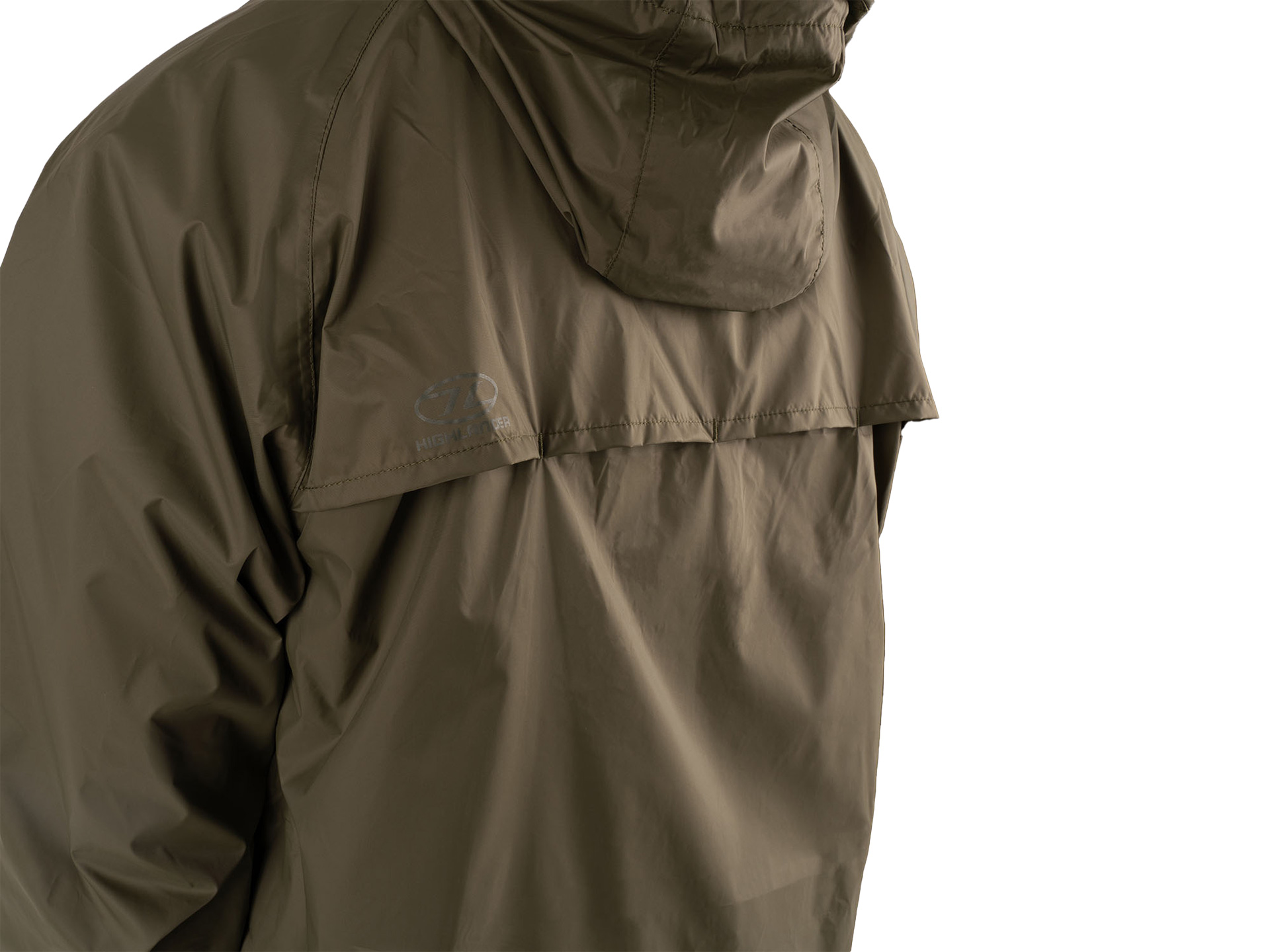 Highlander Giacca Impermeabile Unisex Stow & Go – Leggera, Pieghevole, Rossa, Taglie Forti (JAC077-RD-XXL)